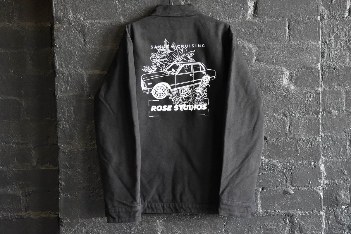 Custom screen print by Melbourne Merch - excellent clear back print, professional moody lighting and background