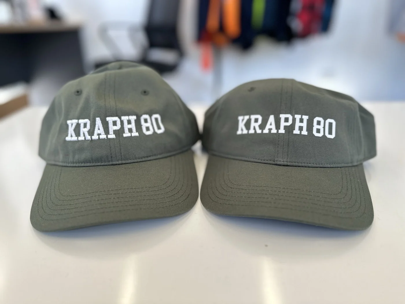 Kraph embroidered merch
