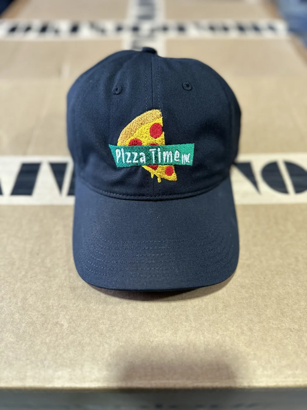 Pizza Time embroidered cap