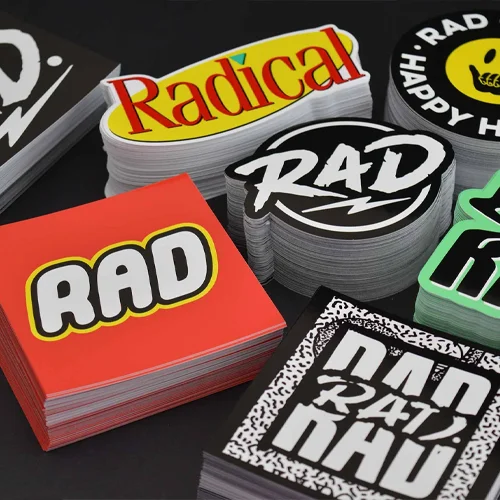 Custom vinyl stickers and patches