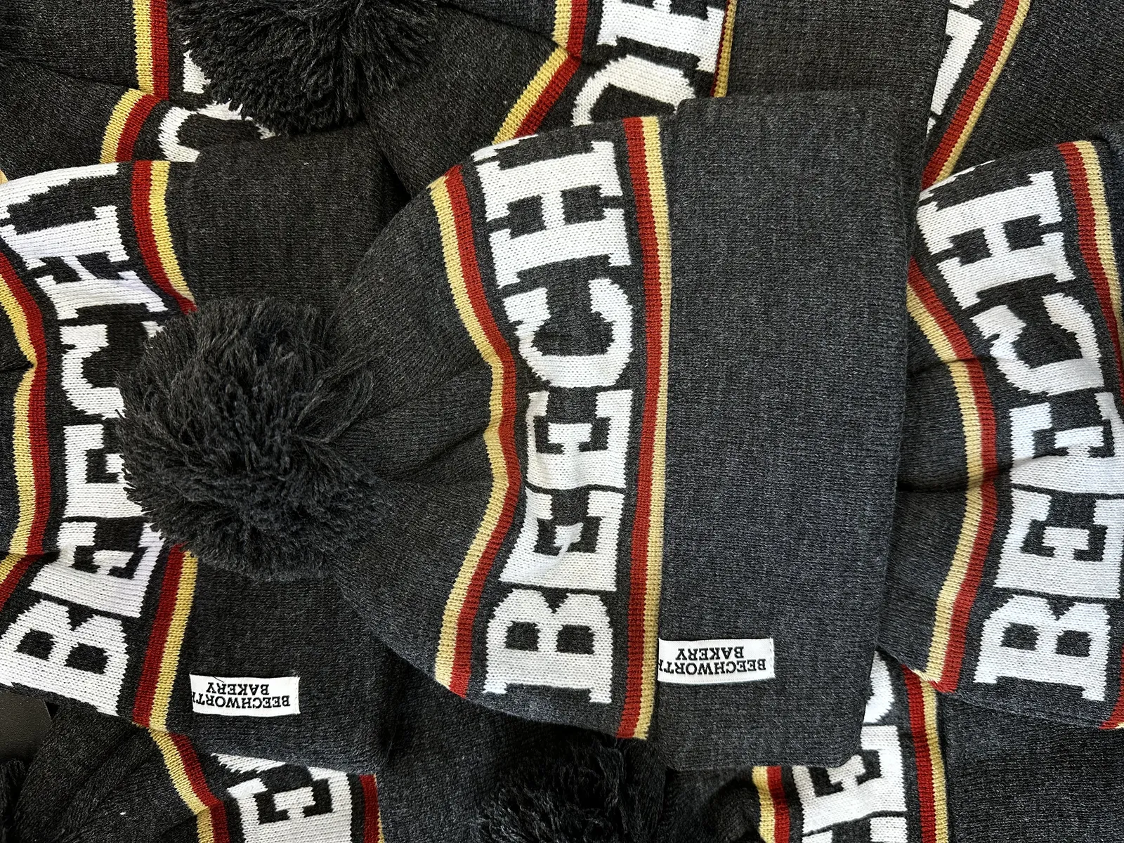 Beechworth Bakery embroidered beanies